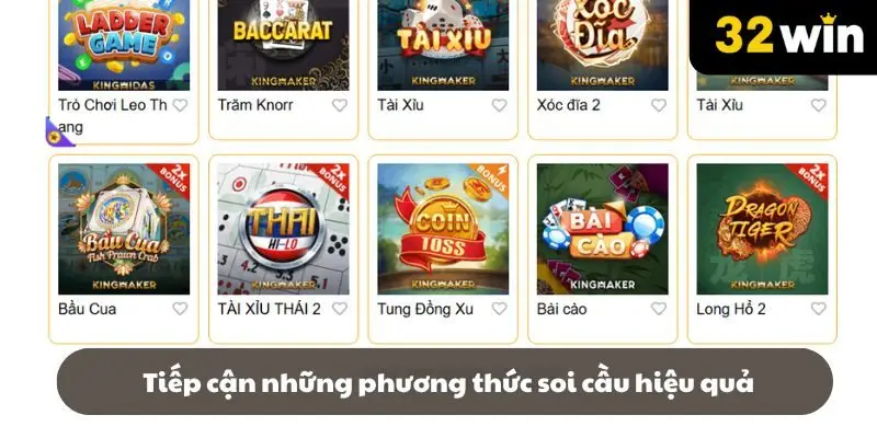 Tiếp cận những phương thức soi cầu hiệu quả